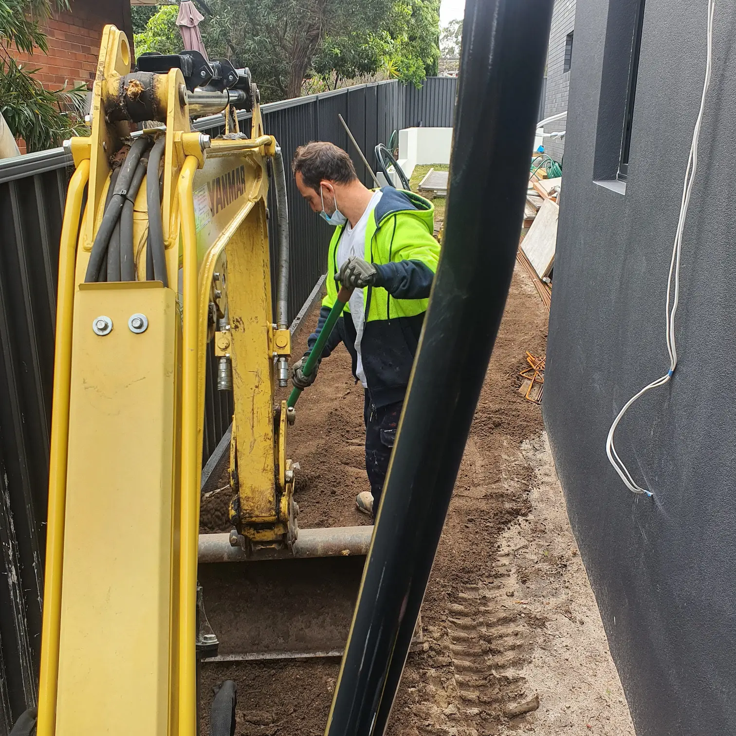 Tight Access Footing
