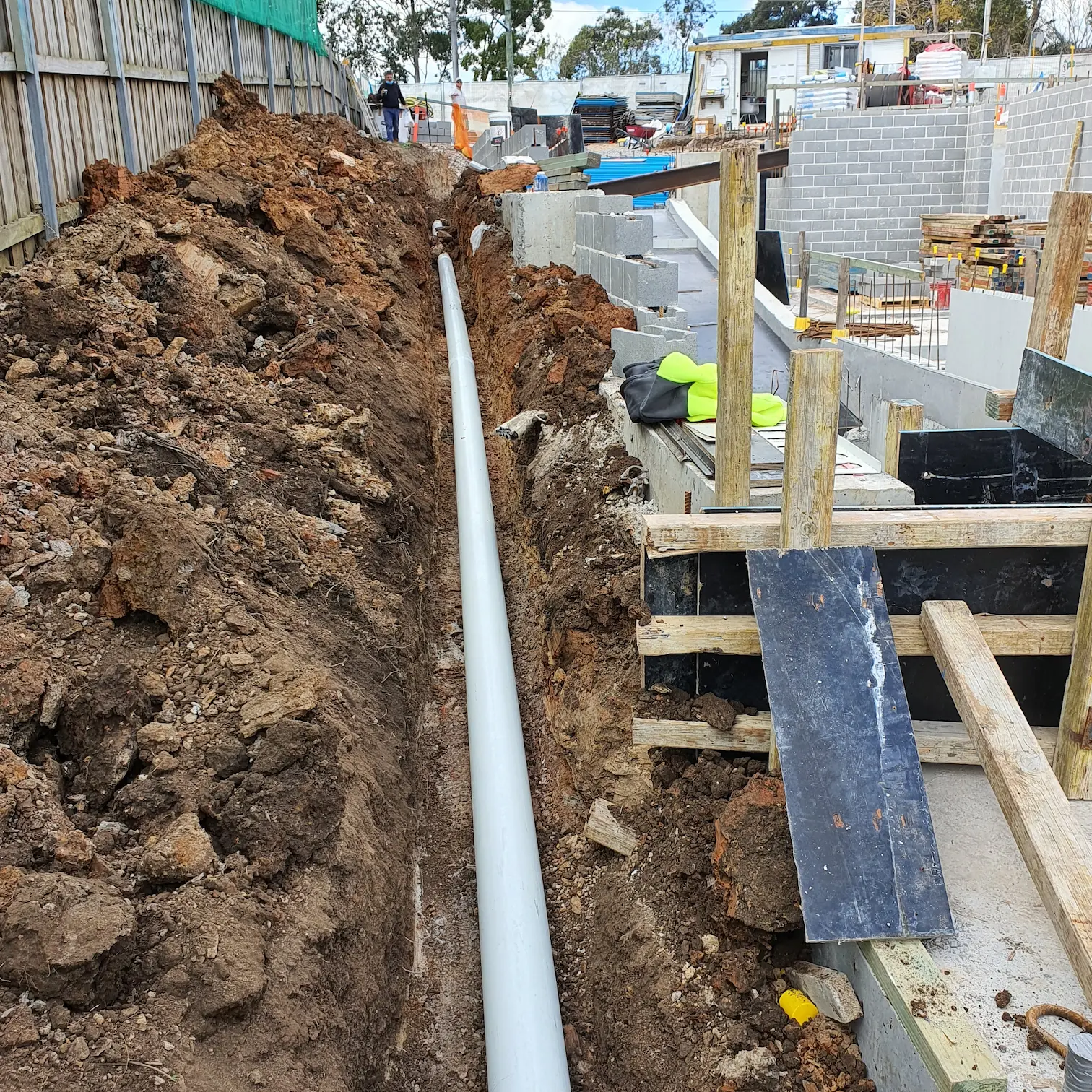 Tight Access Footing — site photography