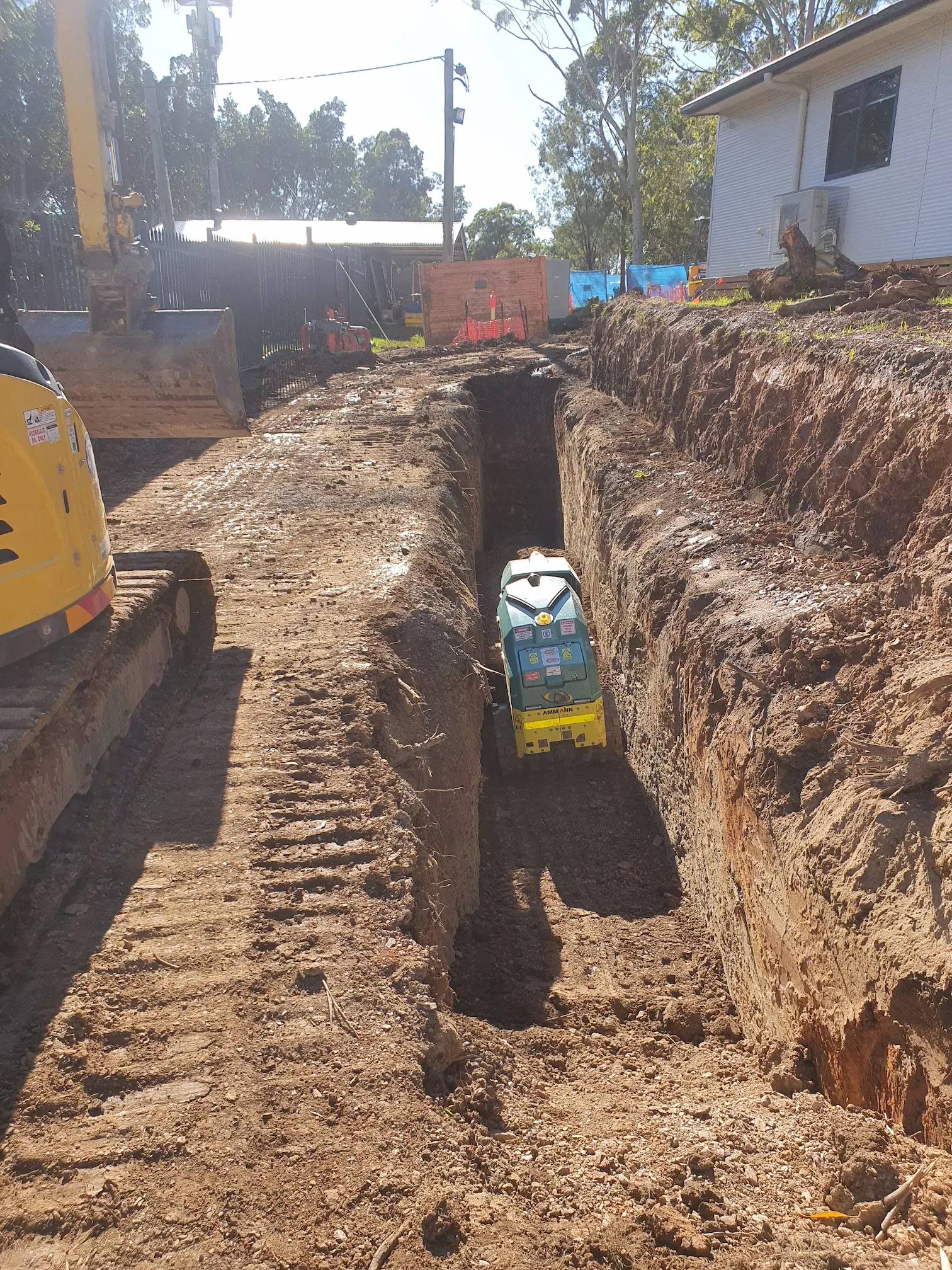 Tight Access Footing — site photography